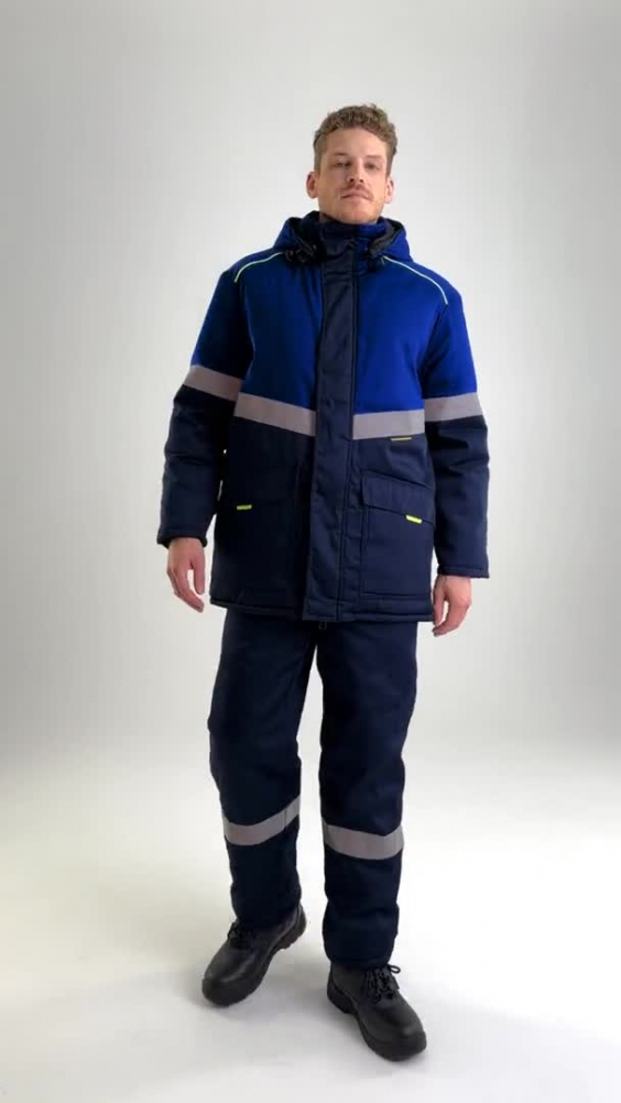 Костюм СОЮЗСПЕЦ утепленный темно-синий василек